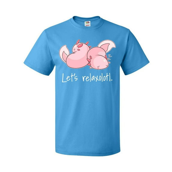 Inktastic Let's Relaxolotl with Cute Sleeping Axolotls T-Shirt