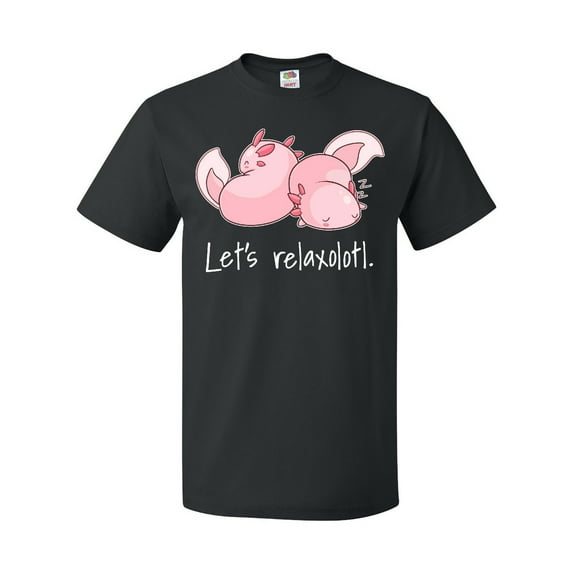 Inktastic Let's Relaxolotl with Cute Sleeping Axolotls T-Shirt