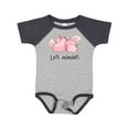 thumbnail image 1 of Inktastic Let's Relaxolotl with Sleeping Axolotls Boys or Girls Baby Bodysuit, 1 of 5