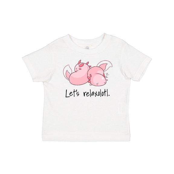 Inktastic Let's Relaxolotl with Sleeping Axolotls Boys or Girls Baby T-Shirt