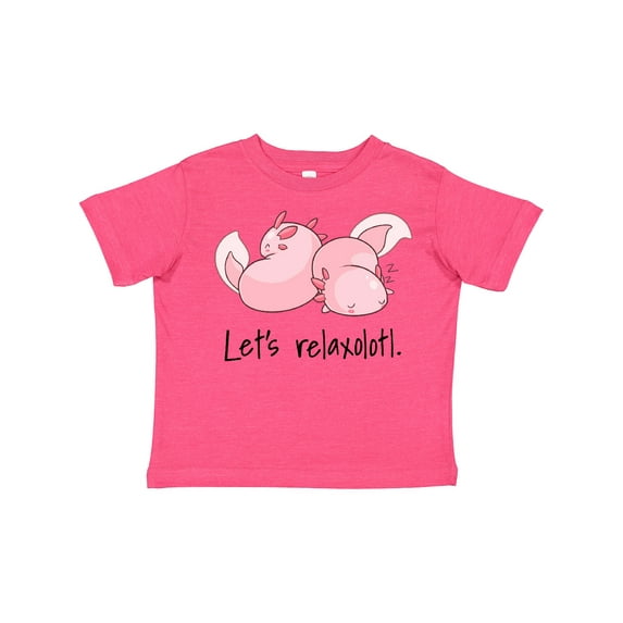 Inktastic Let's Relaxolotl with Sleeping Axolotls Boys or Girls Toddler T-Shirt