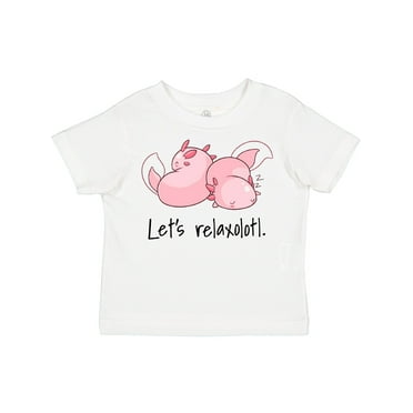 Inktastic Let's Relaxolotl with Sleeping Axolotls Boys or Girls Toddler T-Shirt