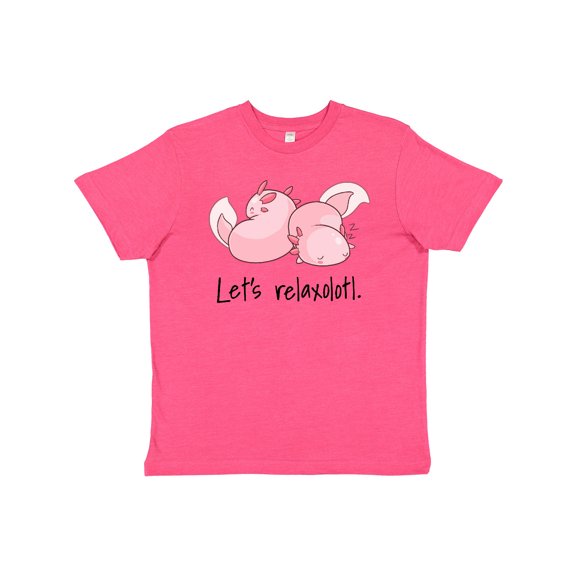 Inktastic Let's Relaxolotl with Sleeping Axolotls Youth T-Shirt