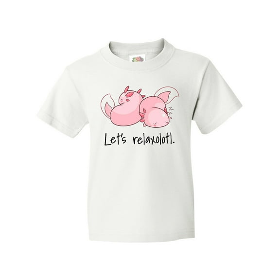 Inktastic Let's Relaxolotl with Sleeping Axolotls Youth T-Shirt