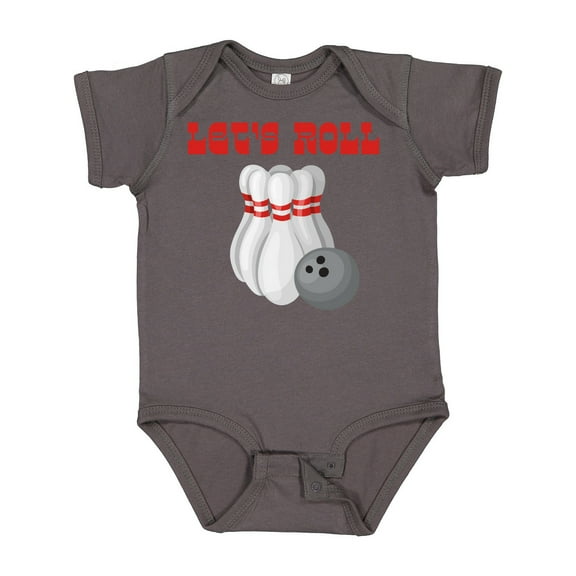 Inktastic Let's Roll Bowling Boys or Girls Baby Bodysuit