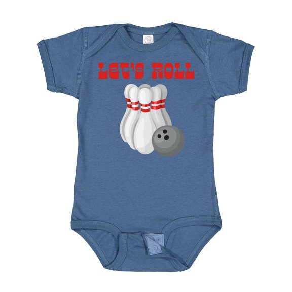 Inktastic Let's Roll Bowling Boys or Girls Baby Bodysuit
