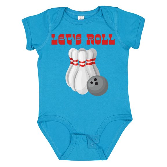 Inktastic Let's Roll Bowling Boys or Girls Baby Bodysuit