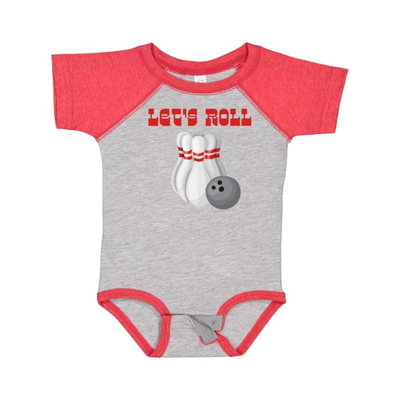 Inktastic Let's Roll Bowling Boys or Girls Baby Bodysuit