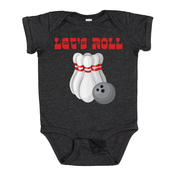 Inktastic Let's Roll Bowling Boys or Girls Baby Bodysuit