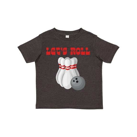 Inktastic Let's Roll Bowling Boys or Girls Toddler T-Shirt
