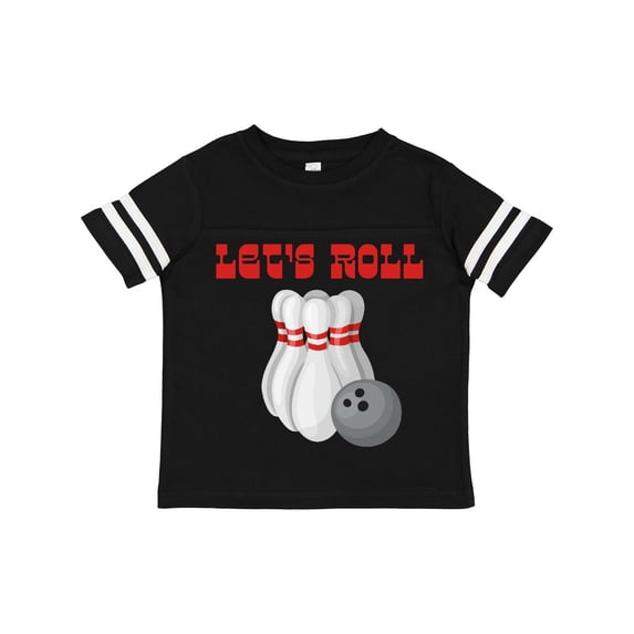 Inktastic Let's Roll Bowling Boys or Girls Toddler T-Shirt
