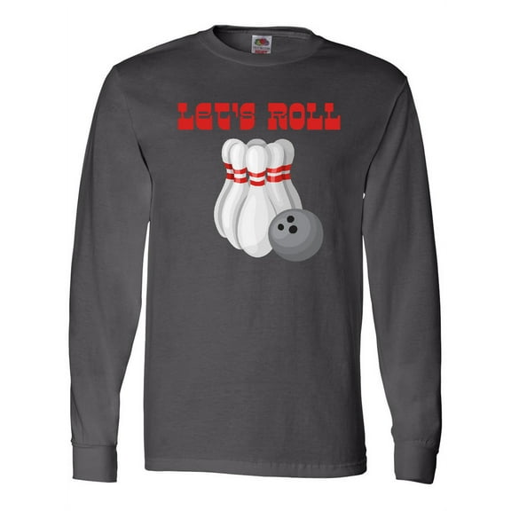 Inktastic Let's Roll Bowling Long Sleeve T-Shirt