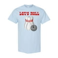 thumbnail image 1 of Inktastic Let's Roll Bowling T-Shirt, 1 of 5