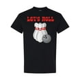 thumbnail image 1 of Inktastic Let's Roll Bowling T-Shirt, 1 of 5