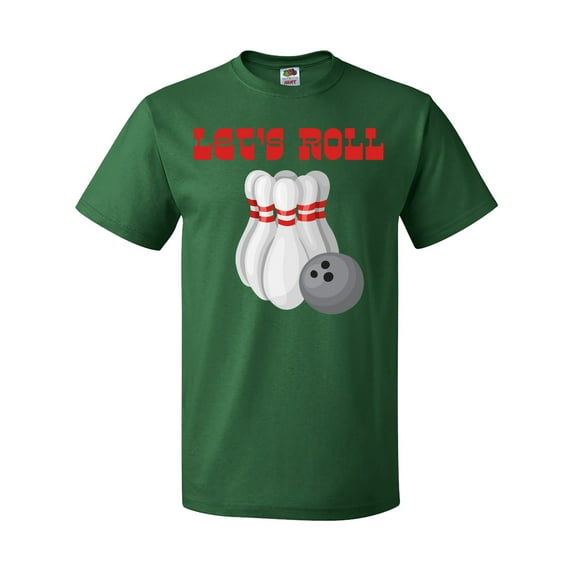 Inktastic Let's Roll Bowling T-Shirt