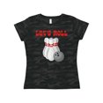 thumbnail image 1 of Inktastic Let's Roll Bowling Women's T-Shirt, 1 of 5