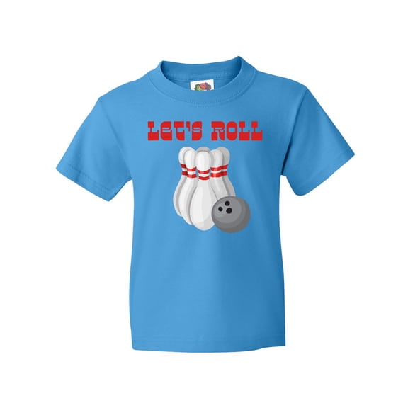Inktastic Let's Roll Bowling Youth T-Shirt
