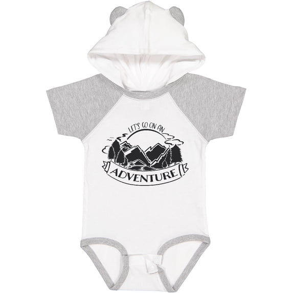 Inktastic Let's go on an Adventure Mountains Boys or Girls Baby Bodysuit