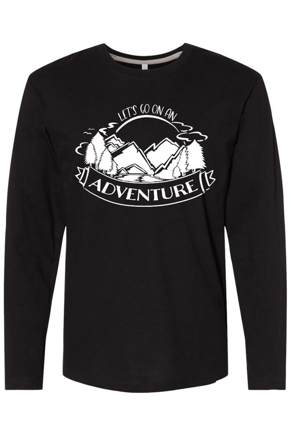 Let's go on an Adventure Mountains Long Sleeve T-Shirt