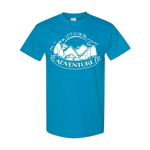 Inktastic Let's Go on an Adventure Mountains T-Shirt