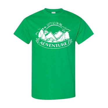 Inktastic Let's Go on an Adventure Mountains T-Shirt