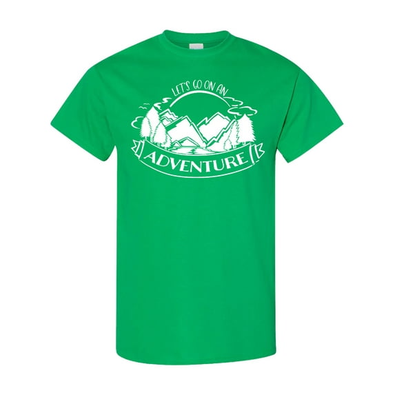 Inktastic Let's Go on an Adventure Mountains T-Shirt