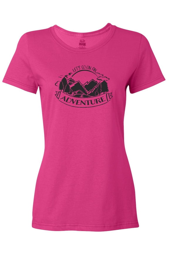 Let's go on an Adventure Mountains Women's T-Shirt