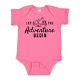 thumbnail image 1 of Inktastic Let the Adventure Begin with Camping Tent and Mountains Boys or Girls Baby Bodysuit, 1 of 5