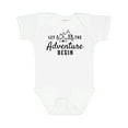 thumbnail image 1 of Inktastic Let the Adventure Begin with Camping Tent and Mountains Boys or Girls Baby Bodysuit, 1 of 5