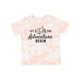 thumbnail image 1 of Inktastic Let the Adventure Begin with Camping Tent and Mountains Boys or Girls Toddler T-Shirt, 1 of 5