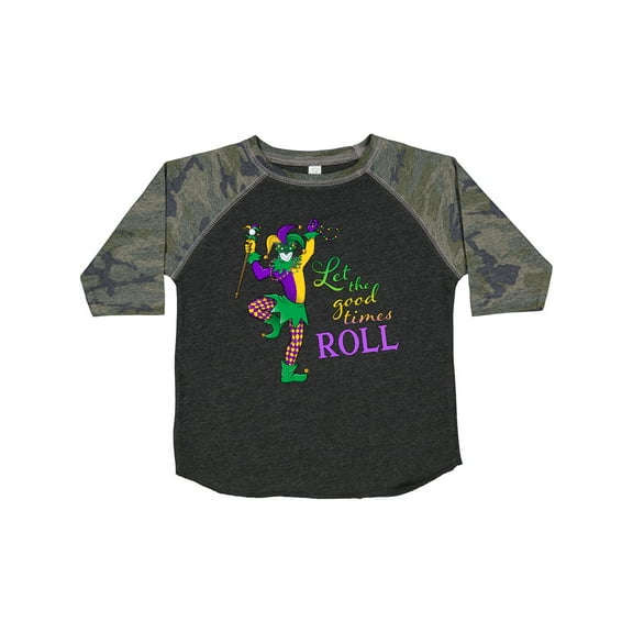 Inktastic Let the Good Times Roll Mardi Gras Jester Boys or Girls Toddler T-Shirt