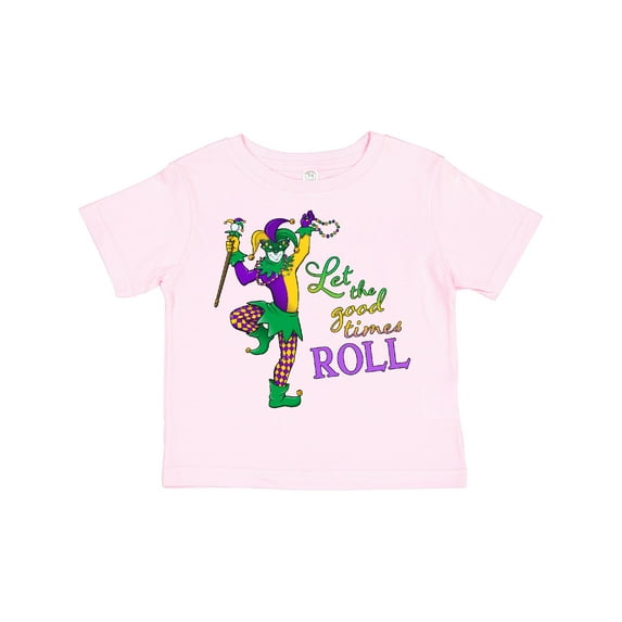 Inktastic Let the Good Times Roll Mardi Gras Jester Boys or Girls Toddler T-Shirt