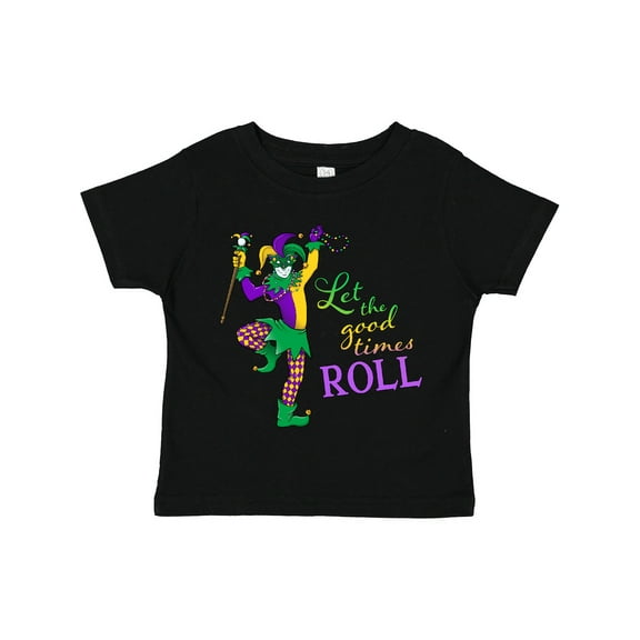 Inktastic Let the Good Times Roll Mardi Gras Jester Boys or Girls Toddler T-Shirt