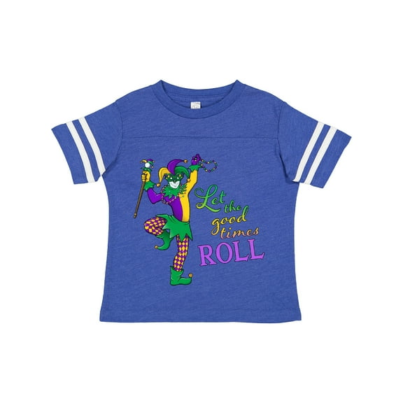 Inktastic Let the Good Times Roll Mardi Gras Jester Boys or Girls Toddler T-Shirt