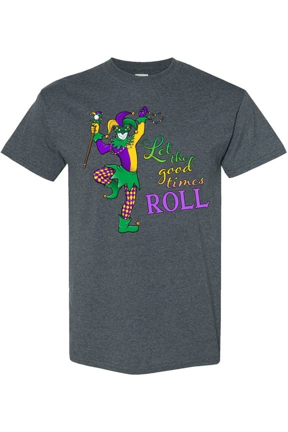 Let the Good Times Roll Mardi Gras Jester T-Shirt