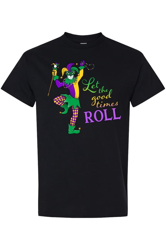 Let the Good Times Roll Mardi Gras Jester T-Shirt
