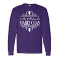 thumbnail image 1 of Inktastic Let the Good Times Roll Mardi Gras Long Sleeve T-Shirt, 1 of 5