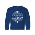 thumbnail image 1 of Inktastic Let the Good Times Roll Mardi Gras Long Sleeve Youth T-Shirt, 1 of 5