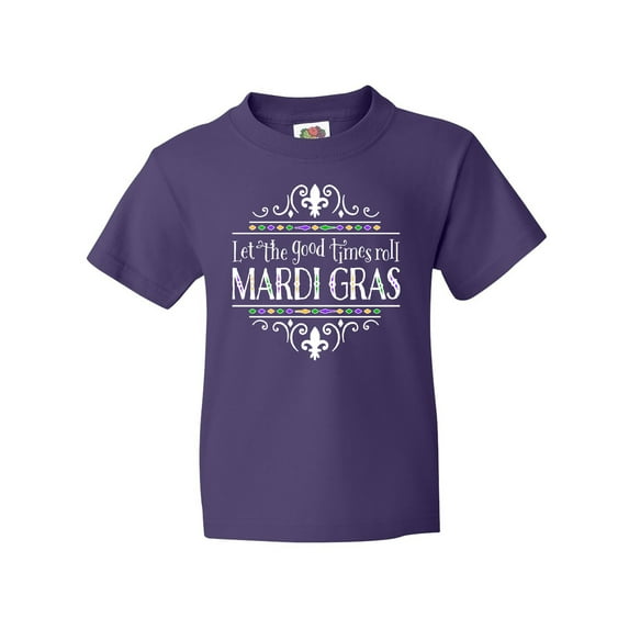 Inktastic Let the Good Times Roll Mardi Gras Youth T-Shirt