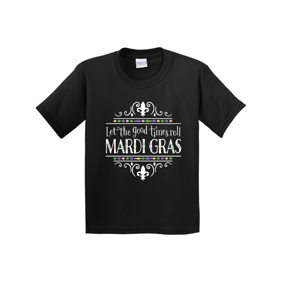 Inktastic Let the Good Times Roll Mardi Gras Youth T-Shirt