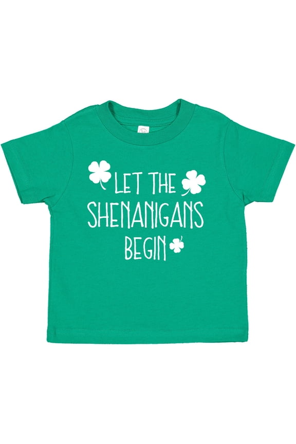 Let the Shenanigans Begin Boys or Girls Toddler T-Shirt