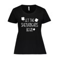 thumbnail image 1 of Inktastic Let the Shenanigans Begin Women's Plus Size T-Shirt, 1 of 5