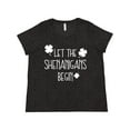 thumbnail image 1 of Inktastic Let the Shenanigans Begin Women's Plus Size T-Shirt, 1 of 5
