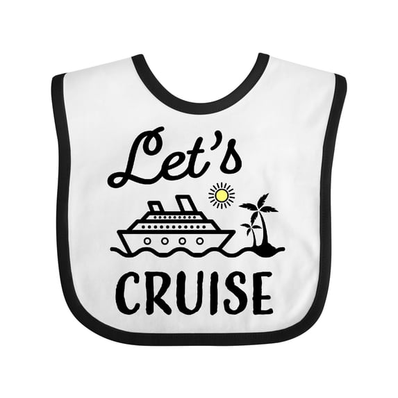 Inktastic Lets Cruise Boys or Girls Baby Bib