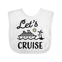Inktastic Lets Cruise Boys or Girls Baby Bib