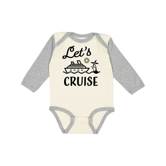 Inktastic Lets Cruise Boys or Girls Long Sleeve Baby Bodysuit