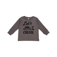 thumbnail image 1 of Inktastic Lets Cruise Boys or Girls Long Sleeve Toddler T-Shirt, 1 of 5