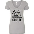 thumbnail image 1 of Inktastic Lets Cruise Women's V-Neck T-Shirt, 1 of 5