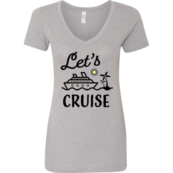Inktastic Lets Cruise Women's V-Neck T-Shirt