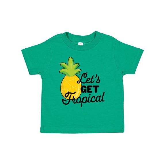 Inktastic Lets Get Tropical with Pineapple Boys or Girls Toddler T-Shirt